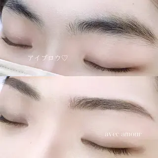 アイブロウ JR豊田駅🫧 avec amourのネイルデザイン