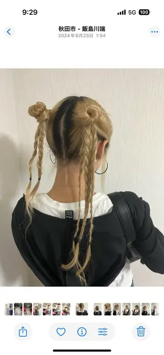ヘアアレンジ 透明感ダブルカラー/ レイヤー💕miyuのヘアスタイル