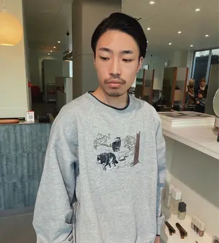 メンズ シャドウパーマ 田形清流のヘアスタイル