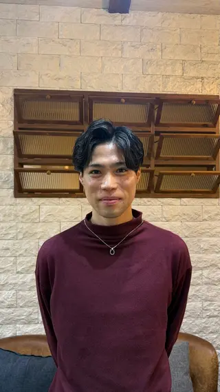 パーマ メンズパーマ✨️/ 縮毛カラー🫧あきはのヘアスタイル