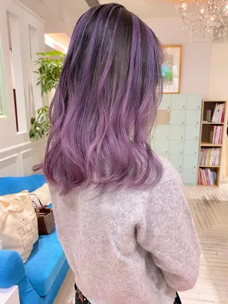ロング カラー Re:ta Hair 飯田淳平のヘアスタイル
