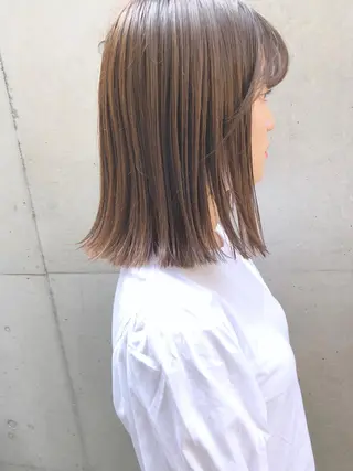 ショート カラー ヘアアレンジ ブリーチなし透け感/ マンツーマン/Ryoのヘアスタイル