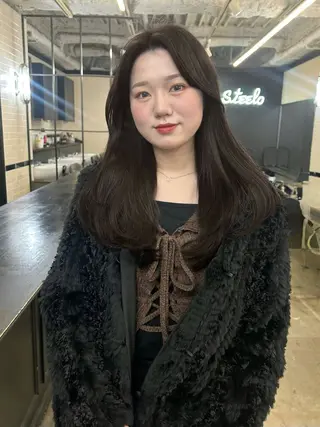 ロング カラー 地毛風艶カラー🌿 喜多夏海のヘアスタイル