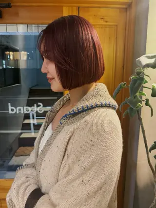 ショート カラー ヘアアレンジ ニュアンスヘア🌔 nanakoのヘアスタイル