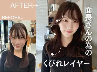 カラー [似合う小顔カット] 🪽MUNi恵比寿のヘアスタイル