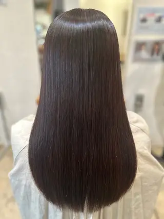 ロング 多田 彩香のヘアスタイル