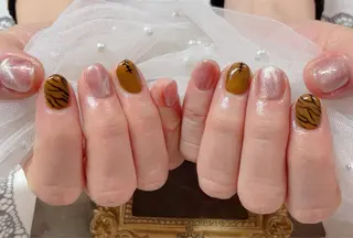 ネイル マジック ミラーのネイルデザイン