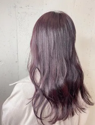 セミロング カラー KAEDE🎀 縮毛矯正＆パーマ特化のヘアスタイル