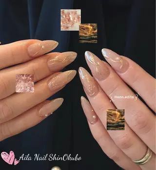 ミディアム Aila Nail HanChanのネイルデザイン