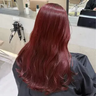 ロング カラー Akari暖色カラー /レイヤーカットのヘアスタイル