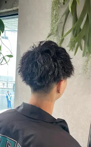 パーマ メンズ お洒落カジュアル🍃 まなとのヘアスタイル