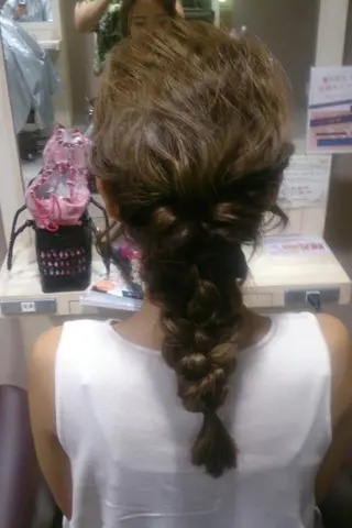 ヘアアレンジ 今中 小百合のヘアスタイル