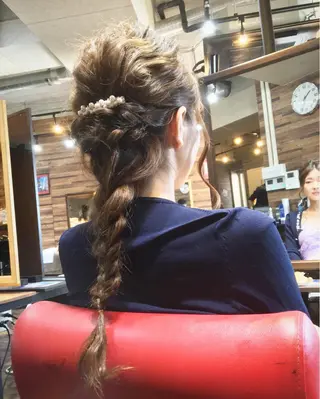 ロング ヘアアレンジ 川名 充✂️のヘアスタイル
