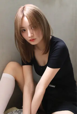 ミディアム カラー marfe天王寺 髪質改善/メンズのヘアスタイル