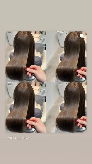 ミディアム カラー 💎透明感カラー特化 💎TAISEIのヘアスタイル