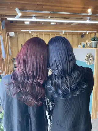 セミロング 💕モテベージュ 🧡NANAKO🧡のヘアスタイル