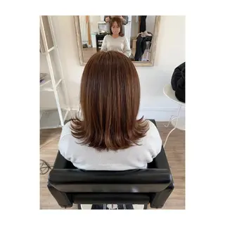 ミディアム 谷川 裕徳のヘアスタイル