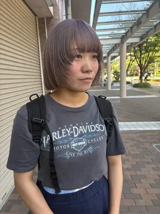 ショート 似合わせパーマ 鮫島竜海のヘアスタイル