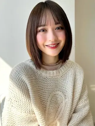 ミディアム カラー ✰︎ サヤカ ✰︎のヘアスタイル