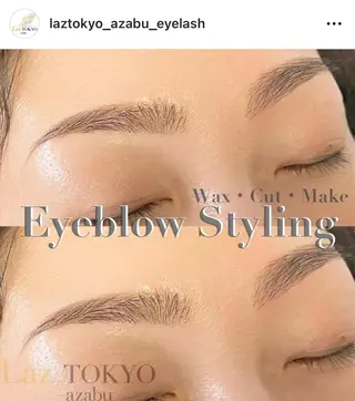 アイブロウ 💎ラズフルール Laz Fleurのマツエク・マツパデザイン