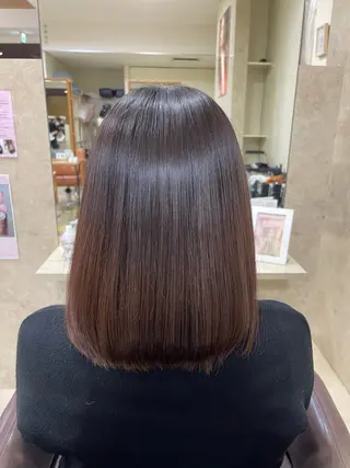 ミディアム 縮毛・酸性ストレート 特化のヘアスタイル