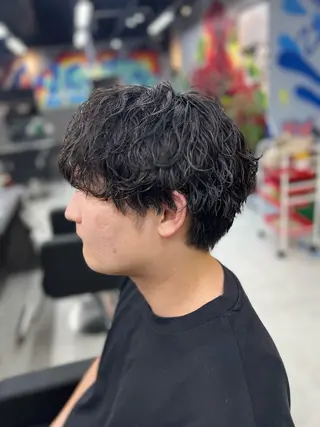 ショート パーマ メンズ 錦糸町/Men's cutパーマ石川史弥のヘアスタイル