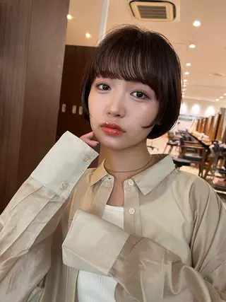 ショート 羽田 ひろむのヘアスタイル