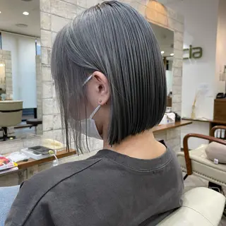 ショート カラー 髪質改善 中川　翔のヘアスタイル