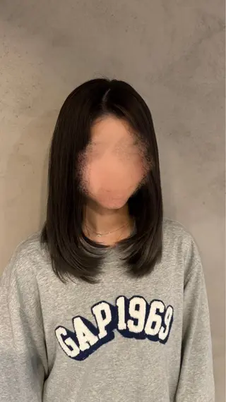 セミロング 松本 夢叶のヘアスタイル