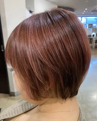 ショート カラー ヘアアレンジ 烏山 達也のヘアスタイル