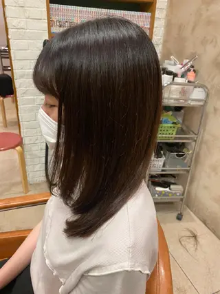 ミディアム sakamoto sayaのヘアスタイル