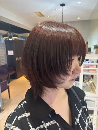 ショート カラー 髪質改善/艶 カラー/れいなのヘアスタイル