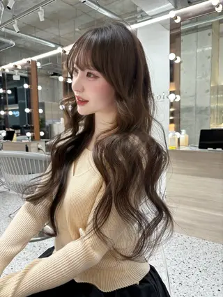 ロング カラー 【博多髪質改善】 吉村　清志のヘアスタイル