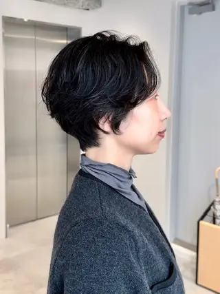 ショート SNSモニター募集！ くせ毛特化/大村のヘアスタイル