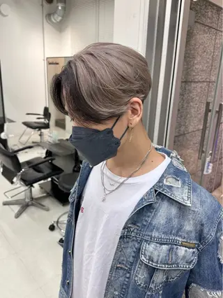 カラー メンズ ヘアドネーション/ ショート・ボブのヘアスタイル