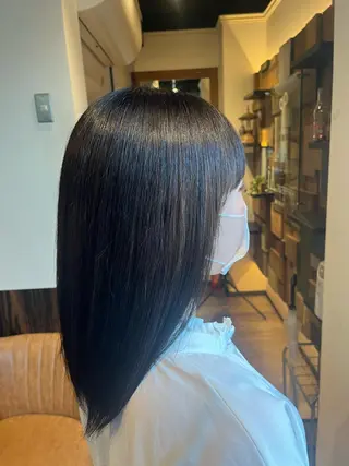 セミロング 松本|似合わせ眉 ×まつげパーマ×ヘアの眉毛・アイブロウイメージ