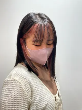 ミディアム カラー 韓国風カラー🤎 𝒄𝒉𝒊𝒌𝒂のヘアスタイル