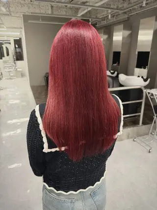 ロング カラー 暖色ハイトーン特化 🥇Mioのヘアスタイル