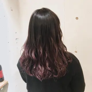 セミロング カラー パーマ ヘアアレンジ 【ツヤ髪美容師】 ツダケイスケのヘアスタイル