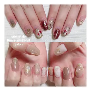 ミディアム ネイル 👑enen style👑のネイルデザイン