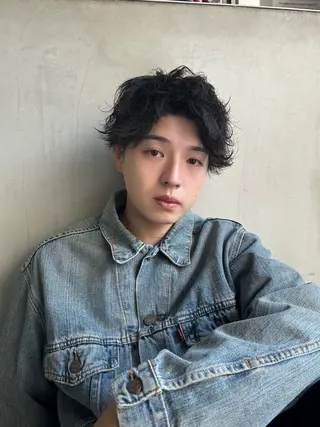 メンズ メンズパーマ💈藤田 晃志のヘアスタイル