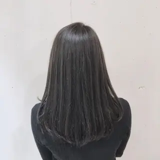 セミロング カラー パーマ ヘアアレンジ 【ツヤ髪美容師】 ツダケイスケのヘアスタイル