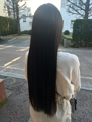 ロング ハイライト特化小澤 奈津美のヘアスタイル