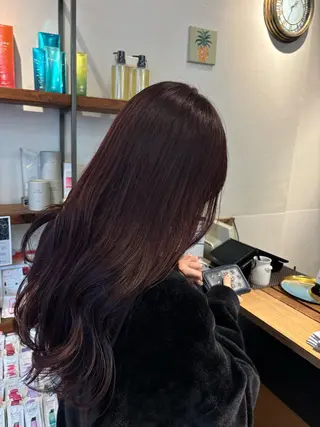 ロング カラー Lisa🪄似合わせ ／デザインカラーのヘアスタイル