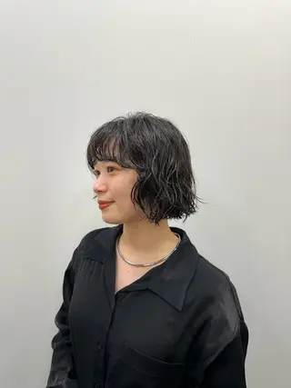 ショート パーマ 熊本市東区 /Ririkaのヘアスタイル