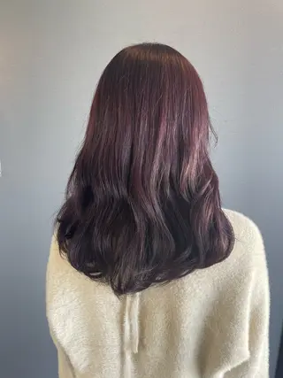 ミディアム カラー kitin 吉祥寺 山岸花のヘアスタイル