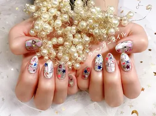 ネイル ラベンダー💖日暮里 ルル💖ネイルのネイルデザイン