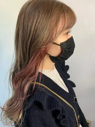 カラー yaya✂︎ 美髪/艶カラーのヘアスタイル