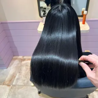 ロング 🍀失敗しない 縮毛矯正熊谷竜馬🍀のヘアスタイル