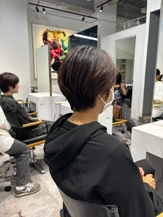 ショート 門崎未依/レイヤー/ メンズカット🪿🌼のヘアスタイル